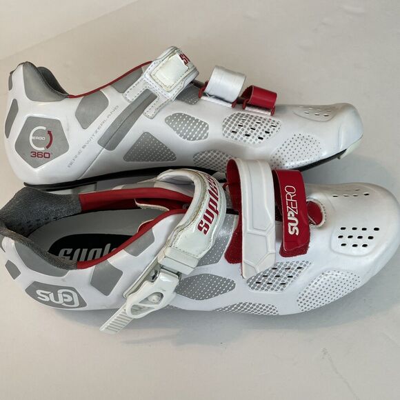 Suplest Other - Suplest Supzero Sz 44.5 (US 11.5) Carbon Racing Cycling Road Shoe White 3-bolt